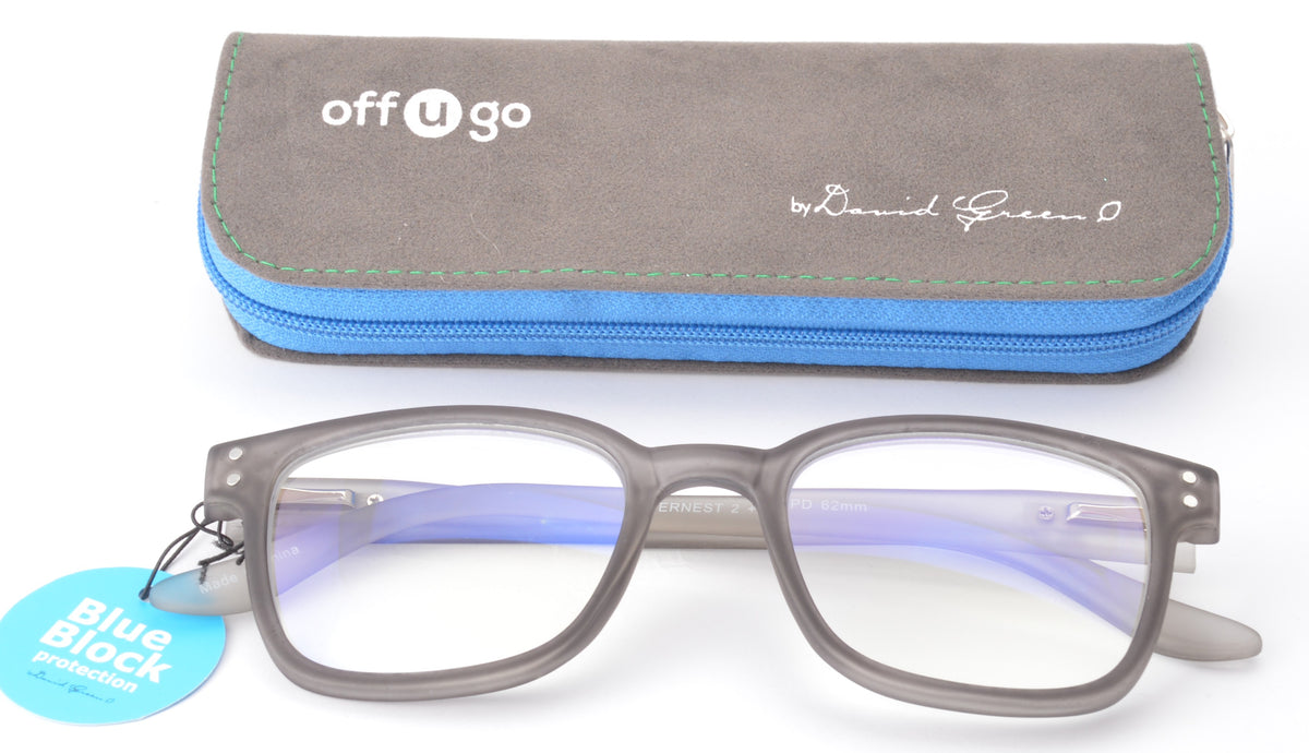 offugo BLUE BLOCK model ERNEST Grey