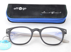 offugo BLUE BLOCK model CHRISTIE Black